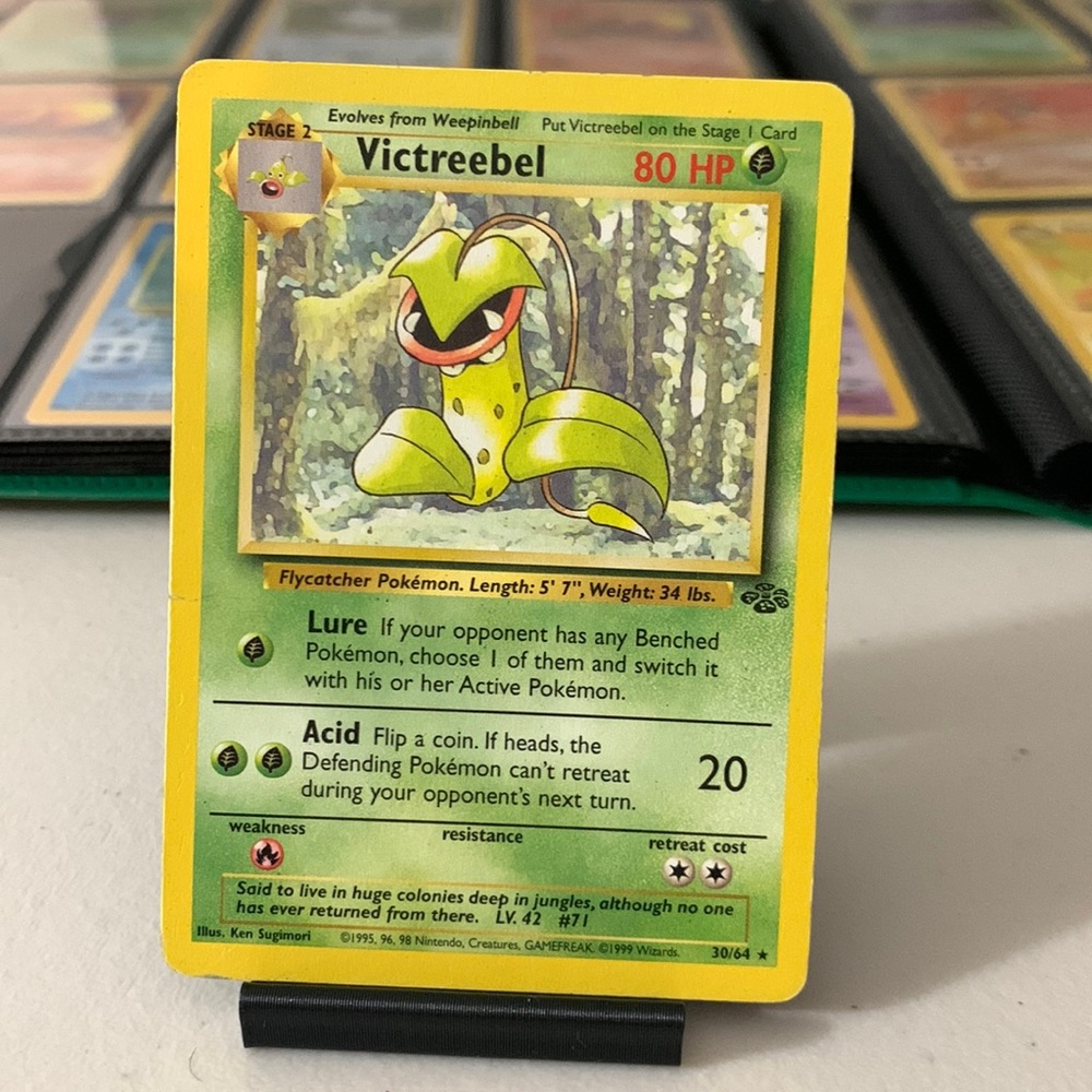 Victreebel 1999 30/64 Pokemon Card Base Set Rare #30
